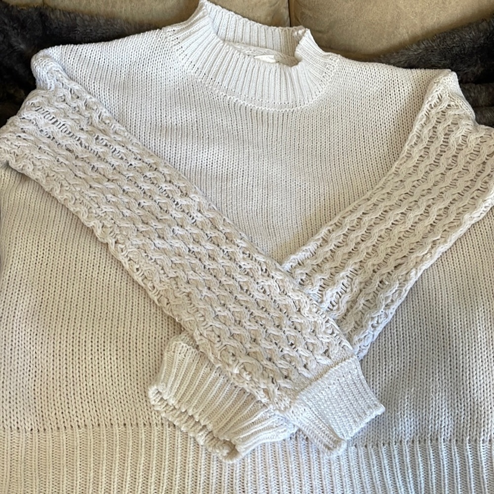 White/Cream small sized sweater